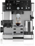 Ninja Espressomaschine, Luxe Café Essential Serie, und Tropfkaffeemaschine, integriertes Mahlwerk, unterstützte Handhabung, freihändiger Aufschäumer