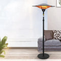Den Außenbereich Quarz-Heizstrahler für, Leistung 2100 W, mit Fuß, ideal zum schnellen Heizen von Terrassen und Außenbereichen.