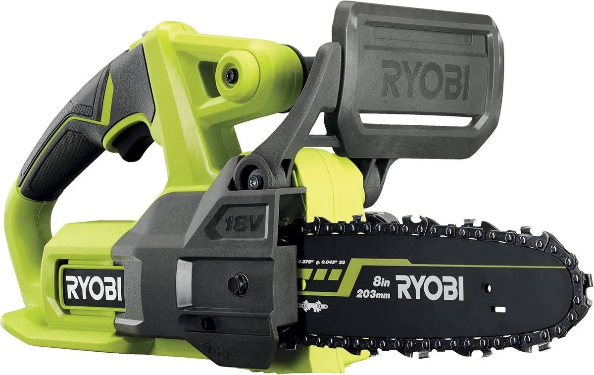 Ryobi Akku-Kettensäge RYOBI 18 V RY18CS20A-0, Kettengeschwindigkeit 4,5 m, robustes Kettenspannsystem, ohne Akku & Ladegerät im Karton