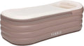 Badewanne Aufblasbar Ambient Taupe 200 Liter Modell 1min Tubble Compact, Kleine Faltbare Badewanne für Erwachsene bis 170 cm, Aufbau in