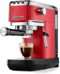 Espressomaschine 2-Tassen-Funktion Tchibo Siebträger, 15 bar, Fassungsvermögen 980ml Wassertank, Lapressa, Pre-Infusion Technologie, Rot