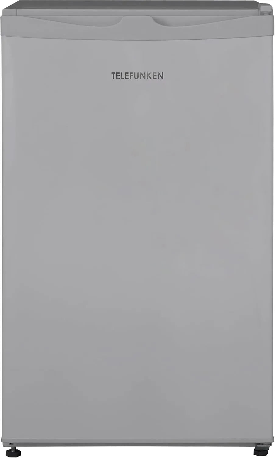 Telefunken Kühlschrank CF-33-101-S2, mit Gefrierfach, in freistehender Ausführung, LED-Beleuchtung, silber, Fassungsvermögen 89 Liter Nutzinhalt