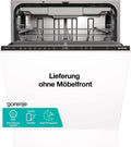 Gorenje Geschirrspüler GV663D65, 60 breite, 16 Maßgedecke, 8 Betriebsprogramme, Maße 82 x 60 x 55,5cm, Nacht Programm, EU Made, TotalDry, EEK: D