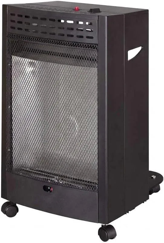 Gasheizung Blueflame Mobile, Maße 430 x 460 x 743 mm, Piezozündung, Butan, mit Rollen, Leistung 4,2 kW, 2 Heizstufen, für Propan, LPG