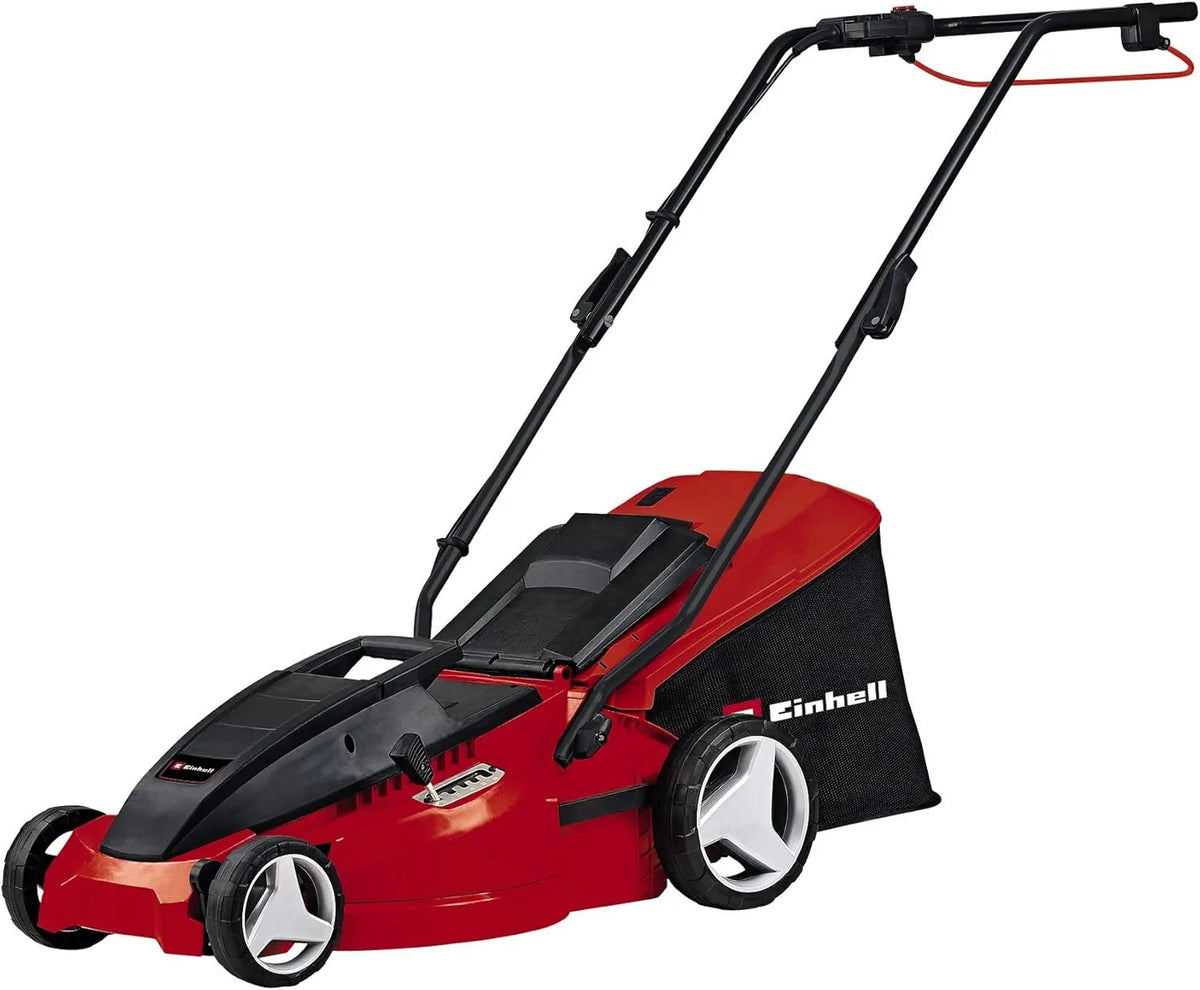 Einhell Rasenmäher GC-EM 1500, Fassungsvermögen 38 L Fangbox, Elektro /36, 1500 W Carbon Power Motor, 36 cm Schnittbreite, für 600 m² Rasenflächen
