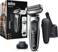 Braun Modell 70-S7200cc, EasyClick Funktion, Reinigungsstation, Wet & Dry, Series 7 Rasierer Herren mit 360° Anpassung, AutoSense, silber