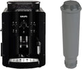 Krups Kaffeevollautomat EA8108, Essential, in Schwarz & F 088 01 Wasserfilter f. alle Orchestro-Modelle Espresso, Espresso und Kaffee