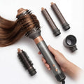 Haarstyler 5-in-1 Styling Set, Leistung 1400 W, 110.000 U, Heißluftschlauch, Volumen-Bürste, Runde Bürste, Lockenstab, Haartrockner, min