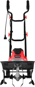 Motorhacke, FANTASK 1200W Elektro Rot, Bodenfräse Gartenfräse Gartenhacke 22cm Arbeitstiefe und 35cm Arbeitsbreite