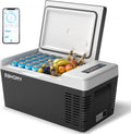 Kompressor DC 100 100-240V EUHOMY, Auto-Kühlschrank -20℃~20℃, Tragbarer Kühlschrank 12/24V -240V AC, Kühlbox 18L, Reisen, Boot