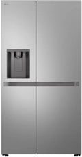 LG Kühlschrank GSLC41PYPE, Side by Side, Eis, Wassertank, Prime Silver, Energieklasse E, Total No Frost, Crushed Ice- und Wasserspender, LINEARCooling