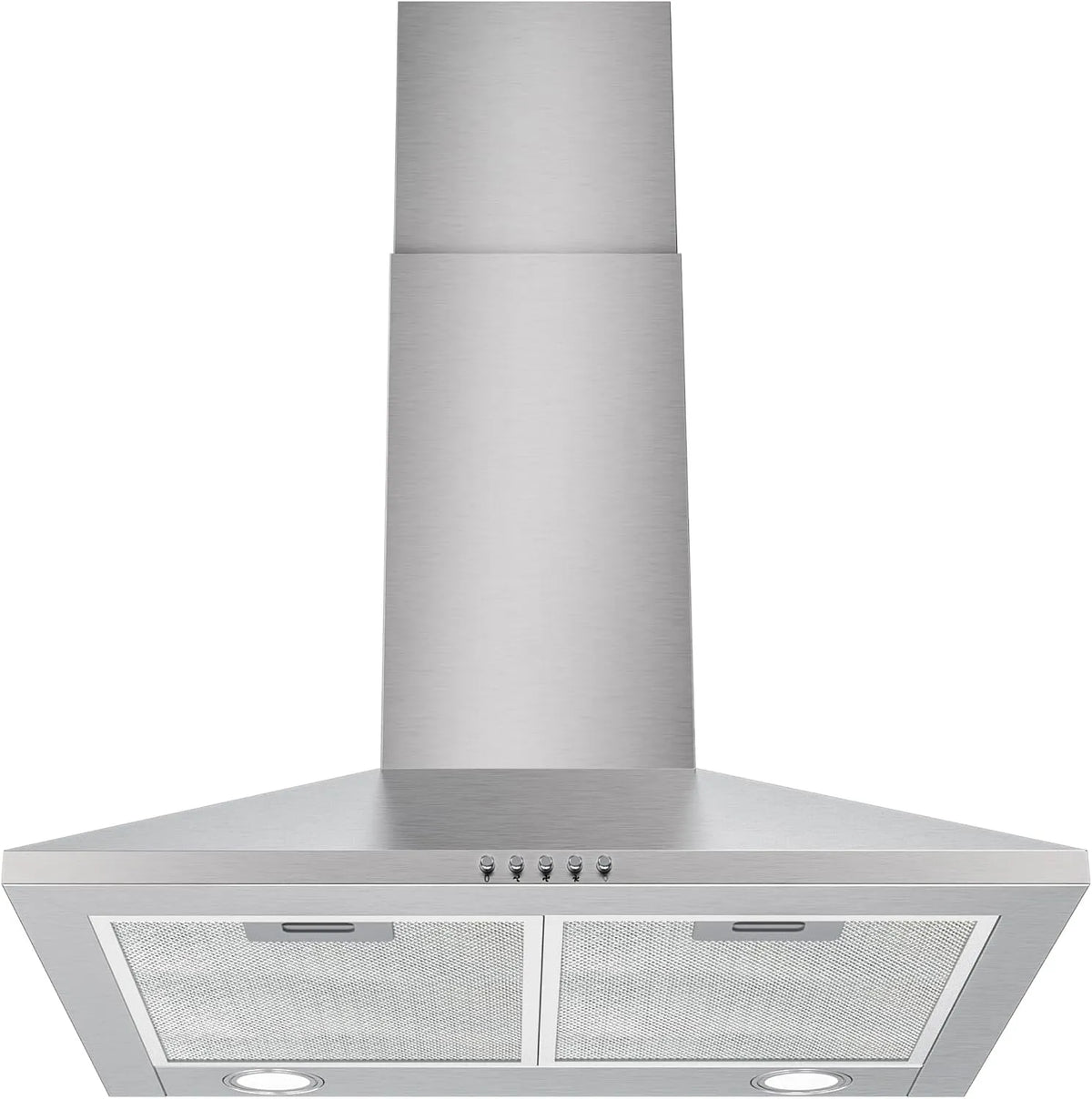 Dunstabzugshaube FIREGAS, Breite 60cm, 368m³/h, 3 Geschwindigkeitsstufen, 3 Geschwindigkeitsstufen, Energiesparender Bürstenloser Motor