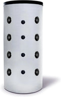 SUNEX Pufferspeicher, Fassungsvermögen 500L für Heizung und Warmwasser, 3 bar, bis 95°C, ohne Wärmetauscher, mit Wärmedämmung, Boiler
