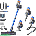 Staubsauger SunSare Akku, Kabellos 600W, 50000Pa, 65Min, Akkustaubsauger mit 1M Schlauch, Aromafunktion, Flexibles Biegegelenk, Wandladehalterung