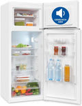Exquisit Kühl-Gefrierkombination 4-Sterne-Gefrierfach KGC5270-45-040E, Kühlschrank mit Gefrierfach, 55 cm Breit, Fassungsvermögen 206 Liter, weiss