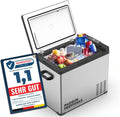 Kühlbox elektrische, Kompressor Gefrierbox bis -20 Grad, Camping Kühlschrank, Spannung 12V 230V, Fassungsvermögen 50 Liter, Auto