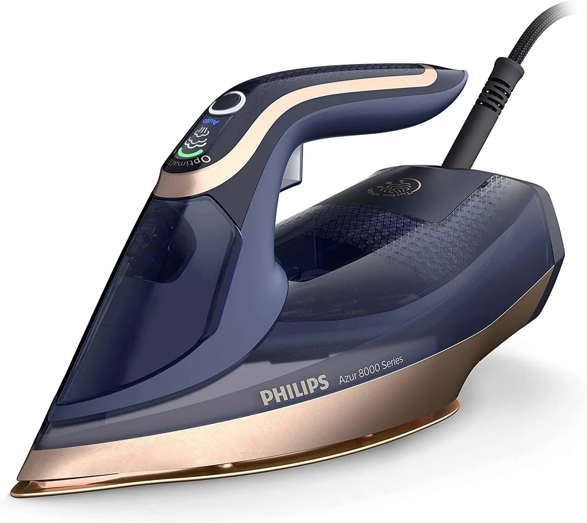 Philips Modell, Azur Serie Dampfbügeleisen 8000 DST8050/20, 85 g, Leistung 3000W, min Dauerdampf, Dunkelblau, 260 g Turbo-Dampfstoß