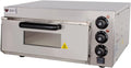 Backofen BPO33-1, Leistung 2000 Watt, Gastro Steinbackofen für Pizza, Beeketal ' Profi Pizzaofen mit 400x400 mm Schamottstein Backfläche