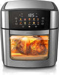 Heißluftfritteuse Arendo - Wlan, Wlan XXL 16 Liter, Smart WiFi mit App, Grill, Air Fryer, Pizza Hähnchen Pommes, Backofen Umluft, Fritteuse ohne Öl