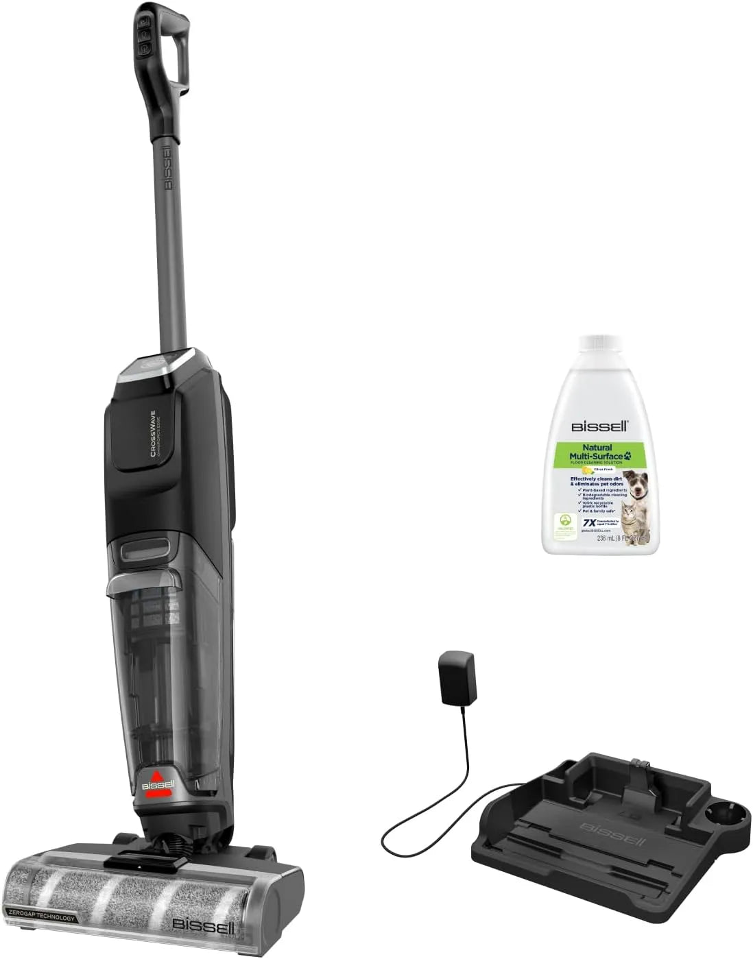 Nass- und Trockensauger 4017N, Bissell CrossWave OmniForce Edge, Kabelloser, Waschsauger, 240m² Mehrflächenreinigung