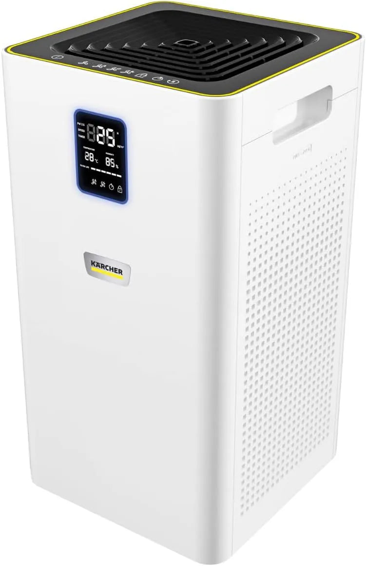 Kärcher Luftreiniger AF 30, Luftdurchsatz: 320 m³/h, bis zu 60 m² Räume,3 μm wie Feinstaub, Automatik-Funktion, Aerosole, Allergene & Gerüche, Timer