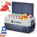 Kompressor AAOBOSI, Kühlbox 36L, für Wohnmobil, Autoreisen, 20℃ bis 20℃ Camping kühlschrank, kühlbox Auto 12v 230v mit APP-Steuerung, Boot