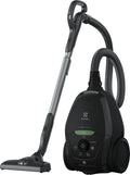Electrolux Staubsauger PD82-GREEN, max. Leistung 600 W, 2 Bürsten, mit Beutel, Zubehör 3-in-1, in Schwarz, System AeroPro