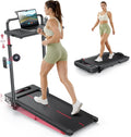 Zuhause Klappbar mit 7% Steigung All-in-1 Laufband für, Walking Pad bis 12 km/h mit 3,0 PS Leisem Motor, APP und Fernbedienung