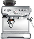 Sage Kaffeemaschine, mit manuellem Milchaufschäumer & Mahlwerk, individueller Milchschaum, Gebürsteter Edelstahl, The Barista Express