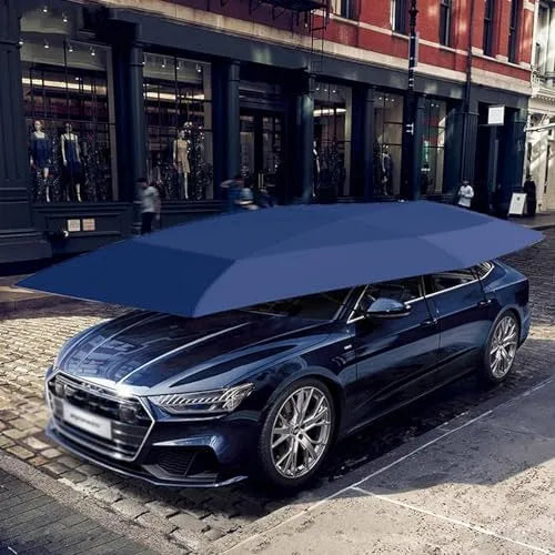 Carport Universal Beweglicher, Fernbedienung Automatisches Auto Zelt Mobile Faltbare Unterstand für Outdoor Fahrzeug Schutz