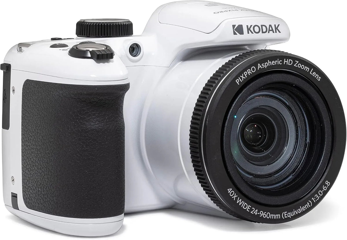Kamera AZ405 40X 24-mm-Weitwinkel, 3-Zoll-LCD, KODAK Pixpro Astro Zoom, OIS, Rot, 20 Megapixel, Full HD 1080p Video, Digitale Bridge, AA-Batterien
