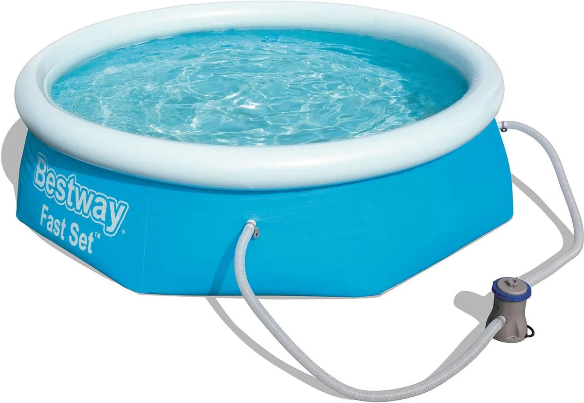 Bestway Pool 57268, Fast Set oberirdischer 244 x 66 cm