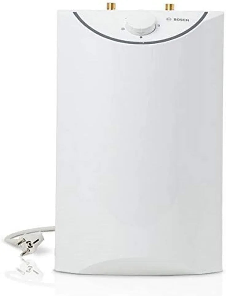 Bosch Elektrischer Kleinspeicher Tronic Store Advanced, Spannung 230V, 5 Liter Kapazität, Energieklasse A, Mit Druckstopp, Weiß, Farbe Grau