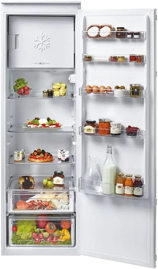 Candy Kühlschrank CFBO3550E/N, Fassungsvermögen 286 Liter, Schlepptürtechnik, Gefrierfach, N Einbau, eintürig