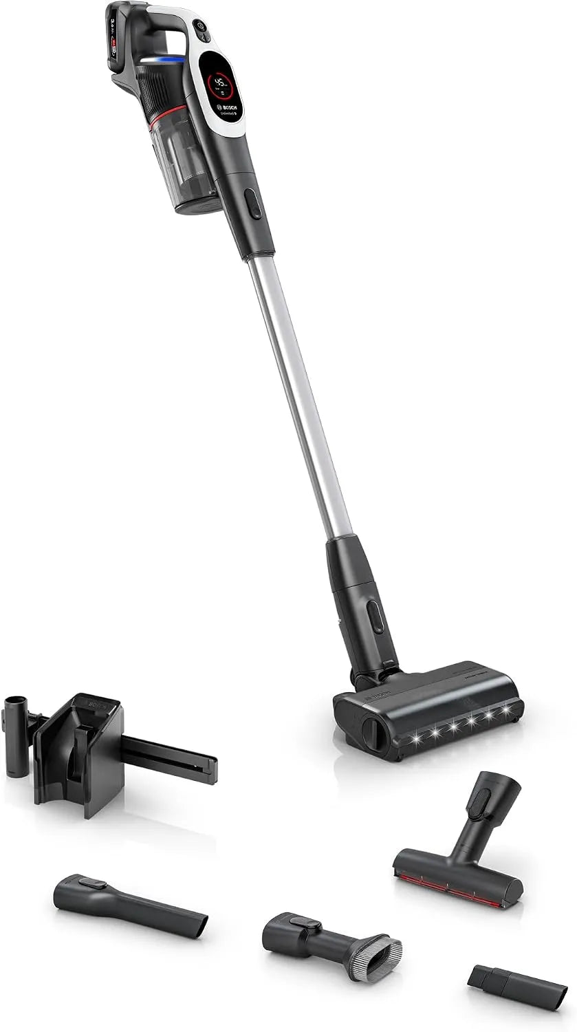 Bosch Akku-Staubsauger BKS931BA, 10 J. Motor, MicroClean Technology, Staubkomprimierung, austauschbarer Akku, XXL-Polsterdüse, Unlimited 9, kabellos