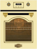 Backofen EH 4796, Fassungsvermögen 50 L, Kaiser Einbaubackofen ElfAD, Teleskopauszug, Easy clean-Emaille, Retro 45 cm, 9 Funktionen, Autark