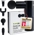 GUN Massagepistole BLACKROLL FASCIA, mit USB C für Muskulatur und Faszien I 4 Aufsätze, Hochwertige Mini Massagepistole