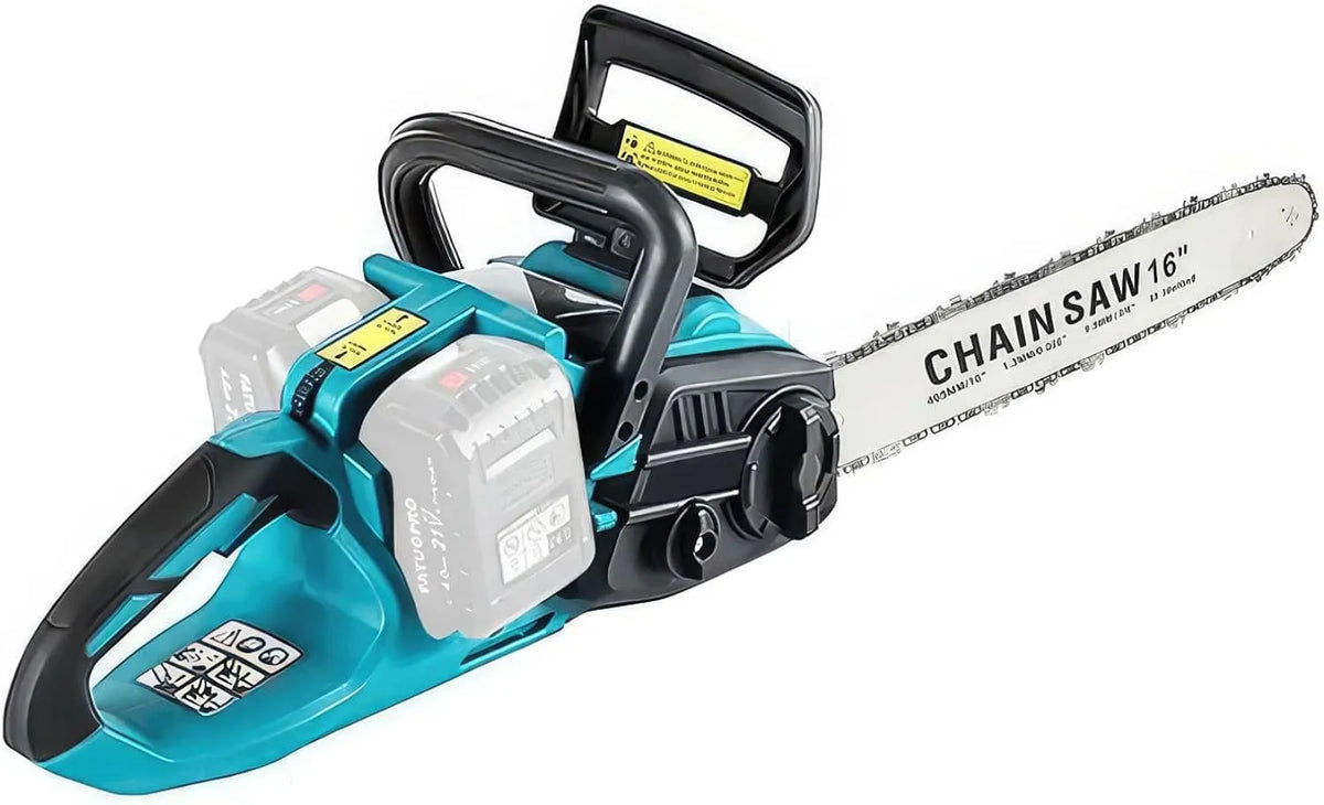 Makita Akku-Kettensäge, 41 cm Schnittlänge, Elektro-Kettensäge für 18V Batterie, Spannung 42 V, für Holzbearbeitung und Garten, Leistungsstarke