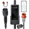 Modell Wallbox mit APP CEE-16A IX1 dé Mobile, 15 m, 6–16 A, EV-Charger für ID.3/4/5/7, Model 3, PHEV, 3-phasig, Y und andere BEV