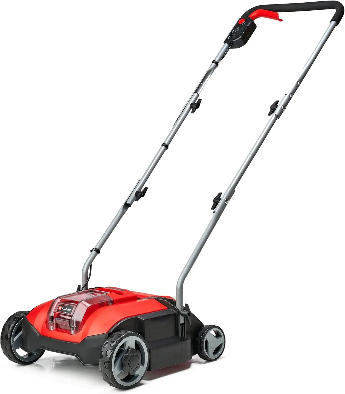 Einhell Akku-Vertikutierer GC-SC 18, Akku-Vertikutierer /28 Li-Solo Power X-Change, Spannung 18 V, 28cm Messerwalze, Li-Ion, bürstenloser Elektromotor