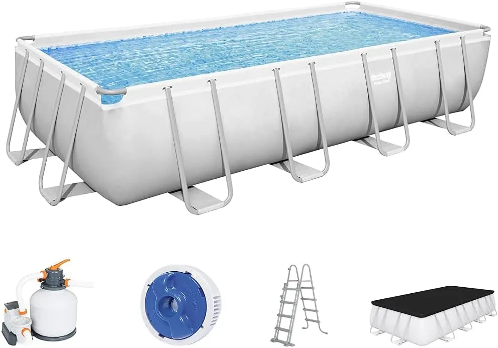 Bestway Pool, Frame 549 x 274 x 122 cm + bis Sand