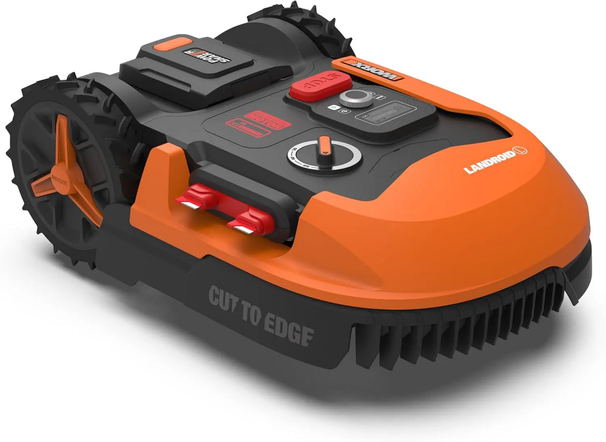 Worx Landroid Plus Mähroboter für Gärten bis qm mit WLAN WR147E.1 1000, 1 M, Bluetooth und schwimmendem Mähdeck