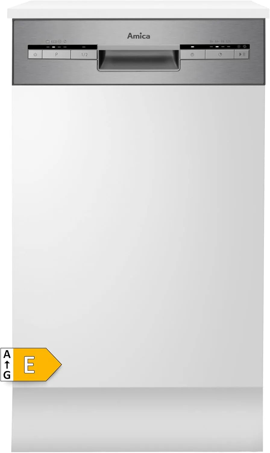 Amica Geschirrspüler EGSP 569 4Progr, 900 E Einbau, 9 MG, 3 Körbe, 47dB, AQS, Energieeffizienzklasse