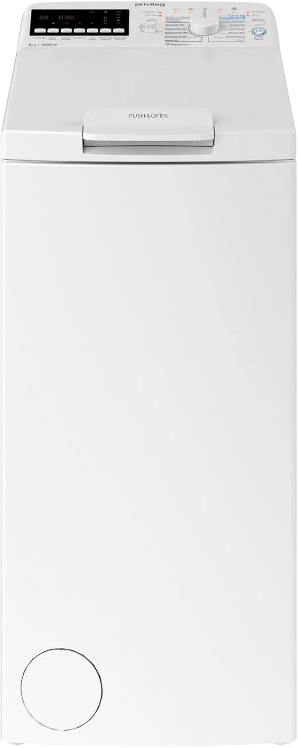 Waschmaschine UpM/6, Gewicht 6 kg, Turn&Go Programm, Rapid Wash, Extra Spülen, Mehrfachwasserschutz+, Startzeitvorwahl, 1200 UpM, EEK B