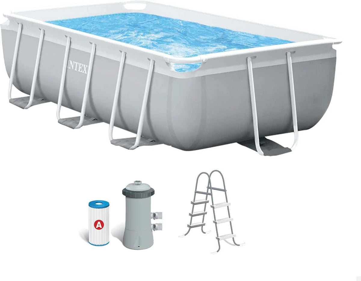 Intex Pool, 3M X 1.75M X 0.8M Prism Frame Rectangular Set