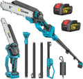 Makita 2-In-1 KettensäGe Und Hochentaster Akku FüR 18v, VerläNgerungsstange Bis 4.2m, Spannung 18v, BüRstenloser Motor, Holzschneiden