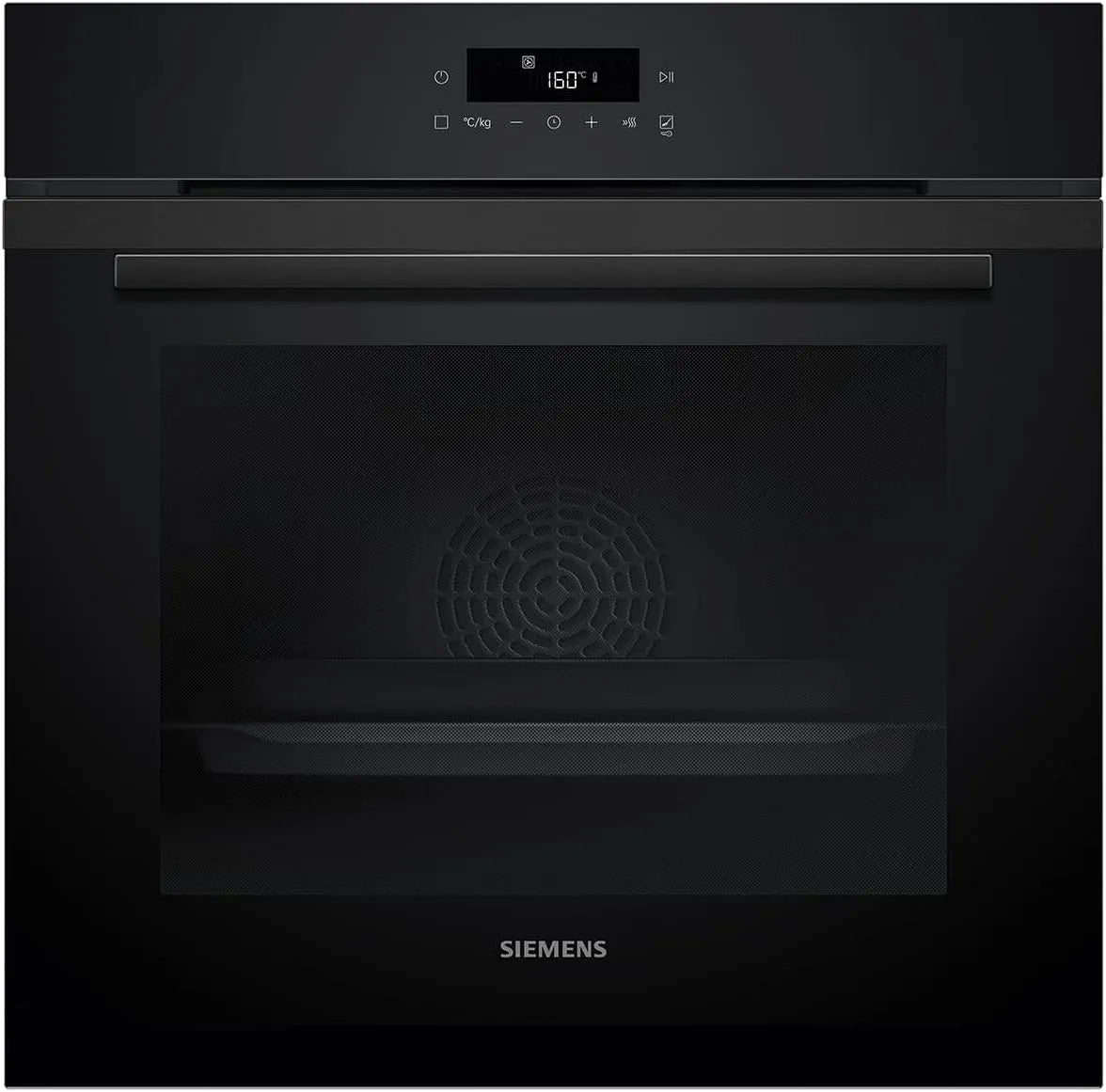 Siemens Backofen HB271ABB3, Pyrolyse Deep black inox