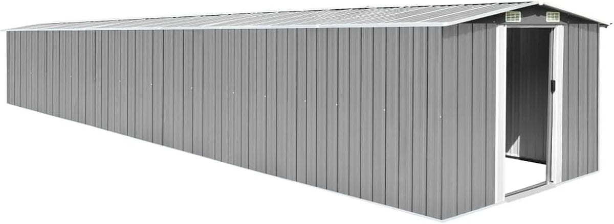 Gerätehaus Tidyard, Geräteschuppen Metall Geräteschrank Metallgerätehaus Gartenhaus Schuppen Satteldach