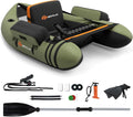 Pumpe, Gewicht 150 kg Belastbar, Maße 135 x 109 x 54cm, FANTASK Aufbelasbares Schlauchboot, Fischerboot mit, Paddel, Gurte