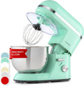 Klarstein Küchenmaschine, Knetmaschine mit 5L Schüssel, Leistung 1800W Profi mit Knethaken und Schneebesen mit 6 Stufen, Teigmaschine zum Rühren